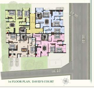 Project Image of 1660.0 - 2468.92 Sq.ft 3 BHK Apartment for buy in Marian Davids Court
