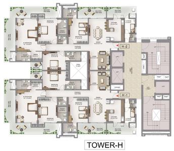 Project Image of 3120.0 - 3310.0 Sq.ft 4 BHK Apartment for buy in Garur Golf Island