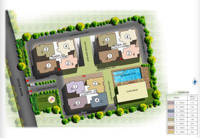 Project Image of 1753.0 - 1904.0 Sq.ft 3 BHK Apartment for buy in Prestige Downtown
