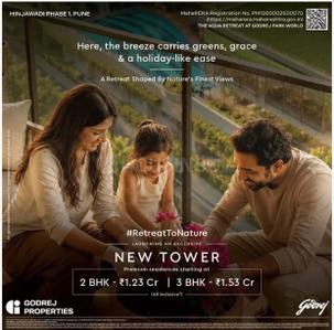 Project Image of 944.0 - 1255.0 Sq.ft 2 BHK Apartment for buy in Godrej Park World