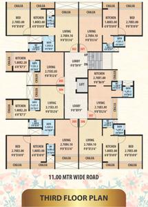 Project Image of 174.16 - 923.44 Sq.ft 1 RK Apartment for buy in Divine Plaza