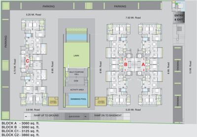 Project Image of 3060 Sq.ft 4 BHK Apartment / Flat for sale in Gurukul for Rs. 30000000