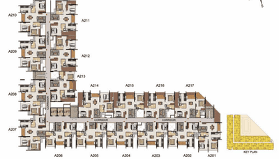 Project Image of 0.0 - 968.0 Sq.ft 2 BHK Apartment for buy in Casagrand Aspires