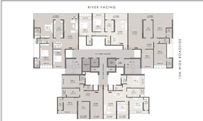 Project Image of 633.35 - 1277.89 Sq.ft 2 BHK Apartment for buy in Pioneer The Coastal Bay