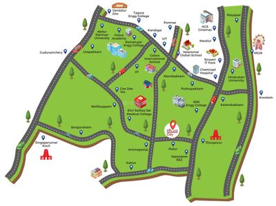 Project Image of 425.0 - 2400.0 Sq.ft Residential Plot Plot for buy in Guhan Golden City