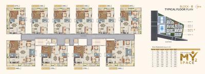 Project Image of 1070.0 - 2485.0 Sq.ft 2 BHK Apartment for buy in My Space 2