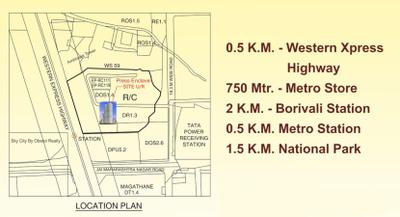 Project Image of 610 Sq.ft 2 BHK Apartment / Flat for sale in Borivali East for Rs. 17000000
