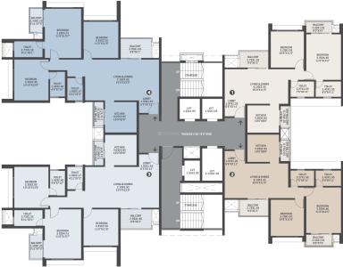 Project Image of 662.27 - 1218.36 Sq.ft 2 BHK Apartment for buy in VTP Verve