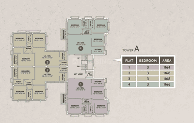 Project Image of 800.0 - 1360.0 Sq.ft 2 BHK Apartment for buy in Tirupati Paradise