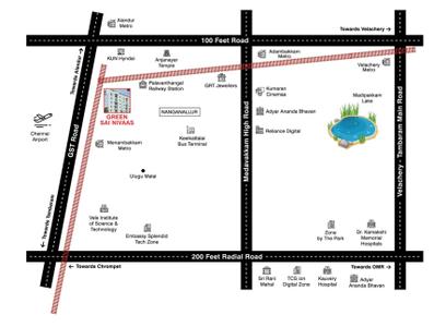 Project Image of 629.15 - 868.0 Sq.ft 2 BHK Apartment for buy in Green Sai Nivas