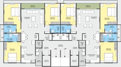 Project Image of 0.0 - 1535.0 Sq.ft 3 BHK Apartment for buy in Vakratund 45