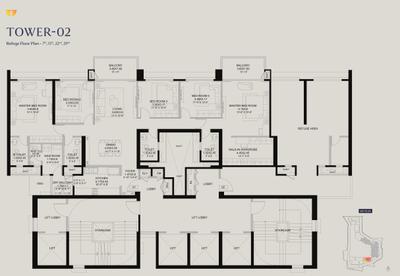 Project Image of 1126.0 - 1511.0 Sq.ft 3 BHK Apartment for buy in DLF The Westpark Phase 1