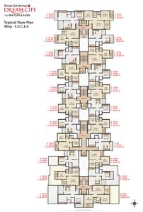 Project Image of 421.0 - 719.0 Sq.ft 1 BHK Apartment for buy in Shree Sai Nirman Dream City