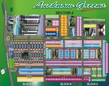 Wing Lucknow Greens Plots Images for Layout Plan of Wing Constructions And Developers Pvt Ltd Lucknow Greens Plots 4