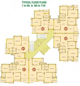 Project Image of 1200.0 - 1675.0 Sq.ft 2 BHK Apartment for buy in Green Terrace