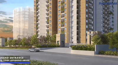 Project Image of 0.0 - 1034.0 Sq.ft 2 BHK Apartment for buy in Purva Zenium 2