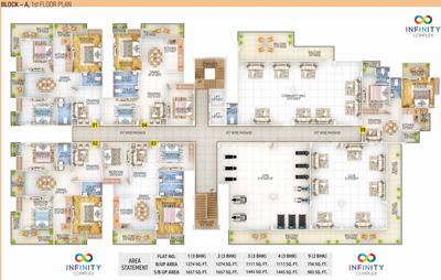 Project Image of 792.0 - 1657.0 Sq.ft 2 BHK Apartment for buy in Vastitude Infinity Complex