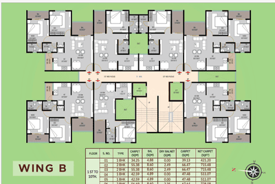 Project Image of 421.2 - 728.08 Sq.ft 1 BHK Apartment for buy in Dreams Asmita