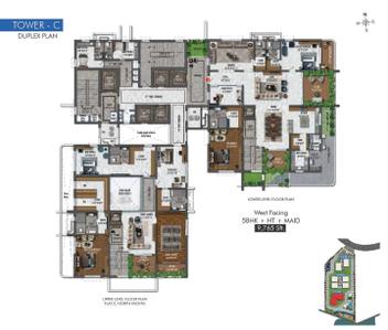 Project Image of 5185.0 - 9765.0 Sq.ft 4 BHK Apartment for buy in The Marquise