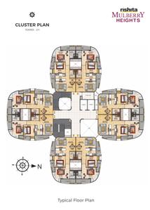 Project Image of 803.0 - 1473.0 Sq.ft 2 BHK Apartment for buy in Rishita Mulberry Heights