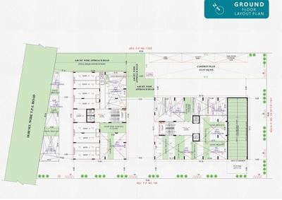 Project Image of 613.22 - 852.39 Sq.ft 2 BHK Apartment for buy in Shree Balaji Satyam Luxuria