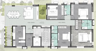 Project Image of 2935.0 - 3075.0 Sq.ft 4 BHK Apartment for buy in Ramaniyam Bharadwaj