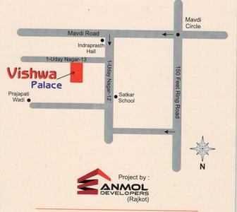 Project Image of 0.0 - 331.0 Sq.ft 2 BHK Apartment for buy in Anmol Vishwa Palace
