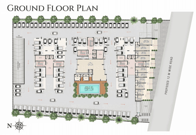 Project Image of 1043.0 - 1290.0 Sq.ft 2 BHK Apartment for buy in Millennium Towers