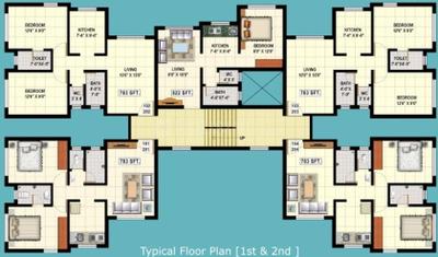 Project Image of 558.0 - 1395.0 Sq.ft 1 BHK Apartment for buy in KVC Laxman Complex