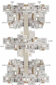 Project Image of 791.0 - 1223.0 Sq.ft 2 BHK Apartment for buy in Achyut SRKM Altair