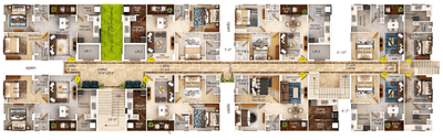 Project Image of 600.0 - 1400.0 Sq.ft 1 BHK Apartment for buy in Shanti Marvella