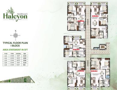 Project Image of 629.0 - 1341.0 Sq.ft 1 BHK Apartment for buy in Haridhruva Halcyon
