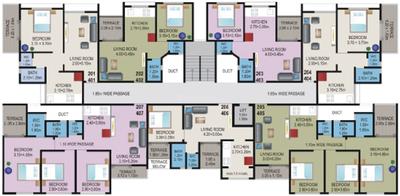 Project Image of 413.12 - 701.91 Sq.ft 1 BHK Apartment for buy in KSP Complex