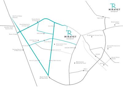 Project Image of 1048 Sq.ft 2 BHK Apartment / Flat for sale in Ravet for Rs. 9400000