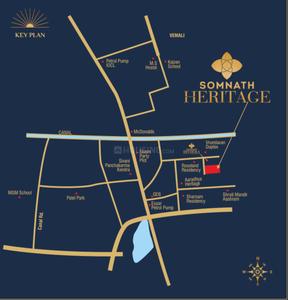 Project Image of 885.0 - 1050.0 Sq.ft 3 BHK Apartment for buy in Rudra Somnath Heritage