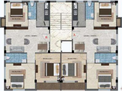 Project Image of 679.0 - 1144.0 Sq.ft 2 BHK Apartment for buy in STRS Additiya Appartment