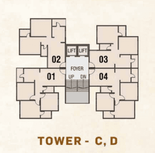 Project Image of 530.34 - 641.1 Sq.ft 2 BHK Apartment for buy in Spelndid Murlidhar Sky