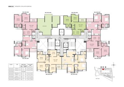 Project Image of 651.0 - 1005.0 Sq.ft 2 BHK Apartment for buy in Gini Vivante Phase 01
