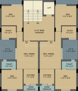 Project Image of 548.0 - 554.0 Sq.ft 2.5 BHK Apartment for buy in Babji Dream Land 2