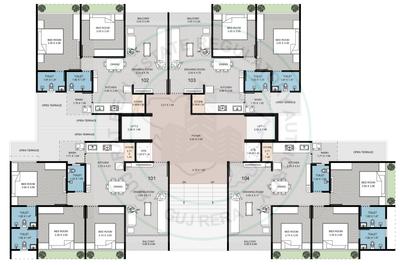 Project Image of 603.21 - 859.93 Sq.ft 2 BHK Apartment for buy in R J Radhe Elysium