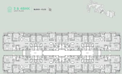 Project Image of 2720.0 - 3445.0 Sq.ft 3 BHK Apartment for buy in Pramukh Green County