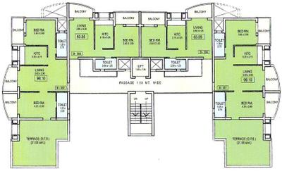 Project Image of 683.0 - 1400.0 Sq.ft 1 BHK Apartment for buy in Heritage Princess