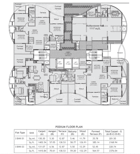 Project Image of 1604.05 - 2376.04 Sq.ft 3 BHK Apartment for buy in Nandan Prospera
