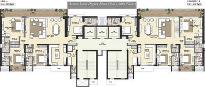 Project Image of 2214.0 - 2245.0 Sq.ft 4 BHK Apartment for buy in Raheja Reflections Odyssey