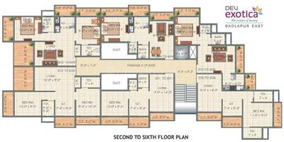 Project Image of 602.0 - 913.0 Sq.ft 1 BHK Apartment for buy in Dev Exotica