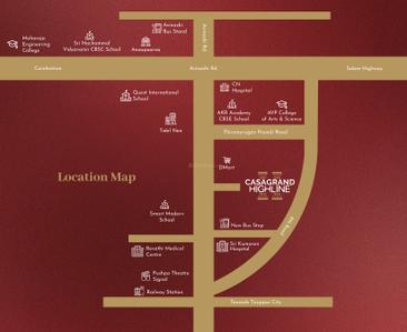 Project Image of 2338.0 - 3751.0 Sq.ft 3 BHK Apartment for buy in Casagrand Highline