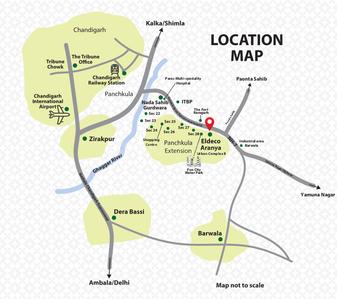 Eldeco Aranya Location Plan 3