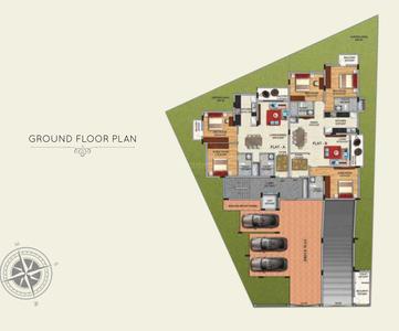 Project Image of 1233.0 - 2601.0 Sq.ft 2 BHK Apartment for buy in Ubercorp Paxina