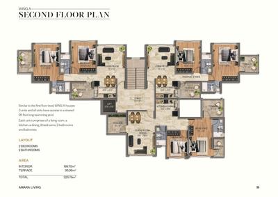 Project Image of 914.0 - 1463.0 Sq.ft 2 BHK Apartment for buy in Archizi Amara Living