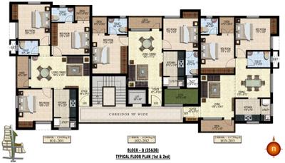 Project Image of 728.0 - 1500.0 Sq.ft 2 BHK Apartment for buy in SPS Brownstar